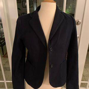 Banana Republic Seersucker Navy Blazer Sz. 6